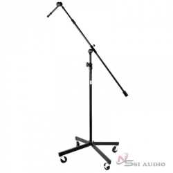On-Stage Sb96+ Studio Boom With 7" Mini Boom Extension And Casters