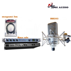 Combo thu âm Micro Rohiauder RH 203 + Soundcard RME UCX 