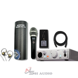 Combo hát live karaoke sơ cấp micro Rohiauder 101A + Minifuse 1