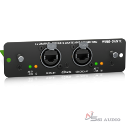 Wing-Dante Expansion Cards And Interfaces Behringer