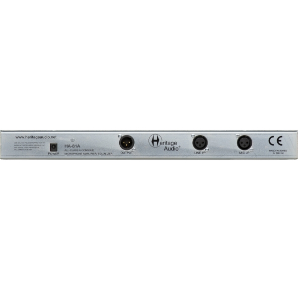 Heritage Audio HA 81A EQ Preamp & EQ