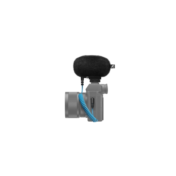 Sennheiser MKE 200 micro định hướng trên máy ảnh