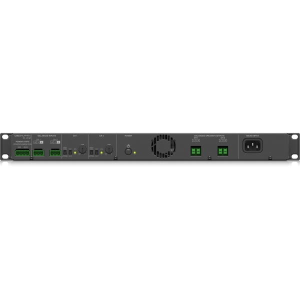 E 4:2 Amply Công Suất Labgruppen 2 kênh x 200w / 4 Ohm 70V