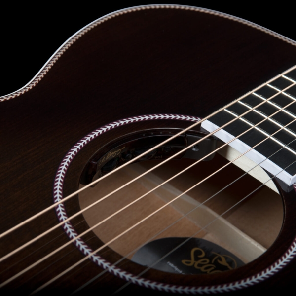 Guitar Seagull Artist Mosaic CH CW Bourbon Burst GT EQ