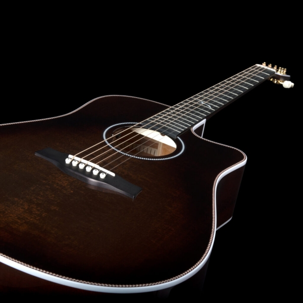 Guitar Seagull Artist Peppino Signature CW Bourbon Burst