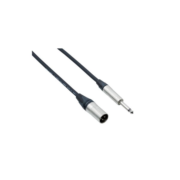 NCMM600 Dây tín hiệu cho nhạc cụ đầu Neutrik NC3MXX – NP2X 6 mét Bespeco