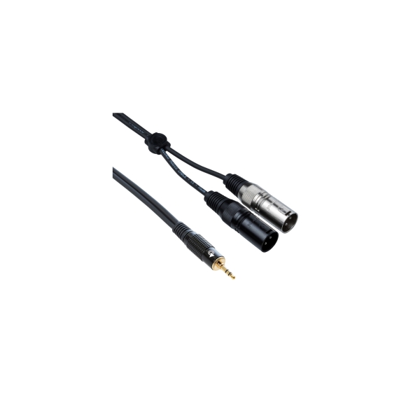 EAYMS2MX500 Dây cáp interlink đầu SS70BK – XLR3MX/XLR3MXN 5 mét Bespeco