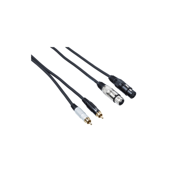 EAY2F2R300 Dây cáp interlink đầu MRCABKR/MRCABKB – XLR3FX/XLR3FXN 3 mét Bespeco