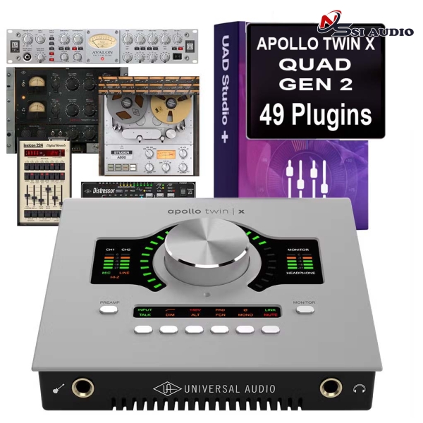 Apollo Twin X Quad Gen 2 – Audio Interface UAD DSP Thunderbolt 3