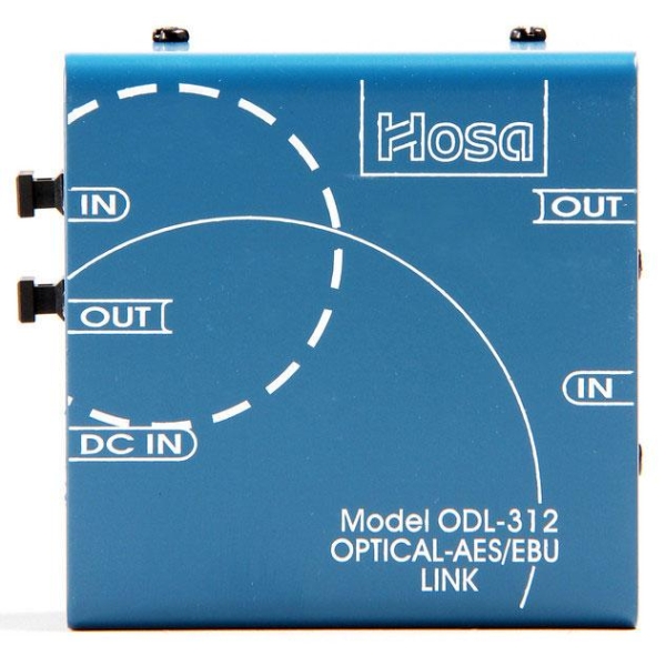 HOSA ODL312 S/PDIF OPTICAL TO AES/EBU LINK