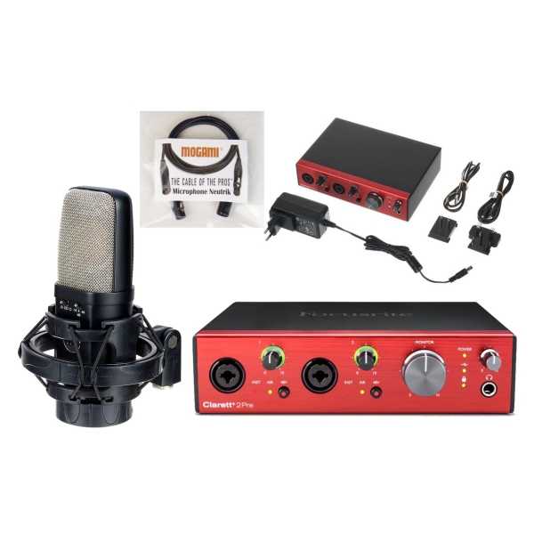 Combo Warm wa 14 & Focusrite Clarett+ 2pre + Dây Mogami 3m