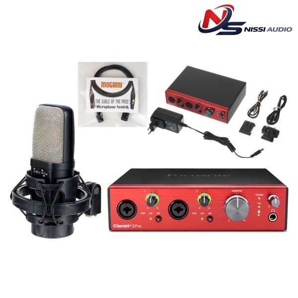 Combo Warm wa 14 & Focusrite Clarett+ 2pre + Dây Mogami 3m