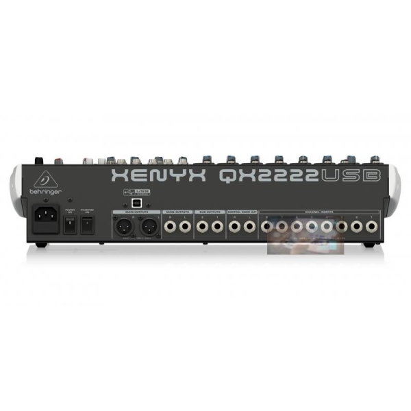 QX2222USB Mixer Analog Behringer 22 input 2/2 Bus Tích Hợp Mic Preamp EQ USB FX| Mixer cơ Behringer QX2222USB