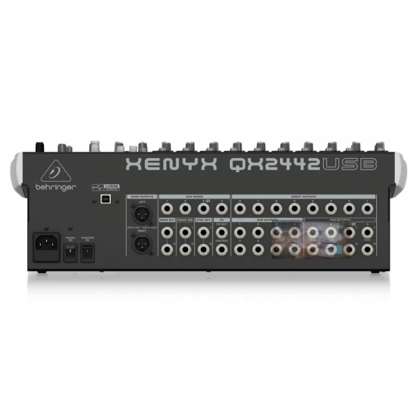 QX2442USB Mixer Analog Behringer 24 input 4/2 Bus Tích Hợp Mic Preamp EQ USB FX| Mixer cơ Behringer QX2442USB