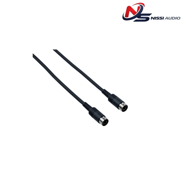 CM500P Dây MIDI với đầu DIN 5 chân 5 mét Bespeco