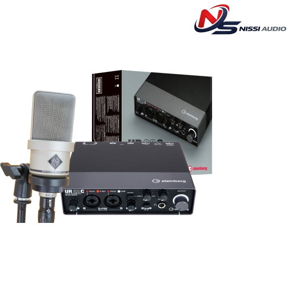 Microphone Rohi Rh 202 & Ur22c combo thu âm hát live