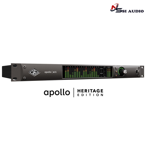 Universal Audio Apollo x16 Heritage Edition – Audio Interface & Bộ Chuyển Đổi AD/DA 16 Kênh Chuẩn Studio Flagship