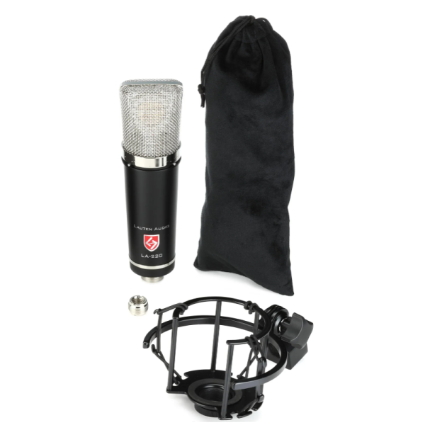 Lauten Audio Series Black LA-220 Large-diaphragm Condenser Microphone