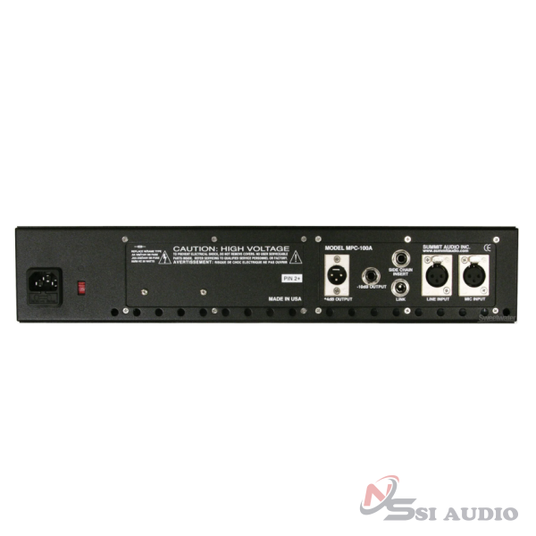 Summit Audio Mpc-100a Tube Microphone Preamp & Compressor