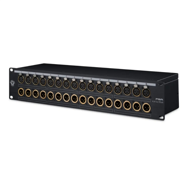 Black Lion PBR XLR 32 DSub 32 point XLR patchbay
