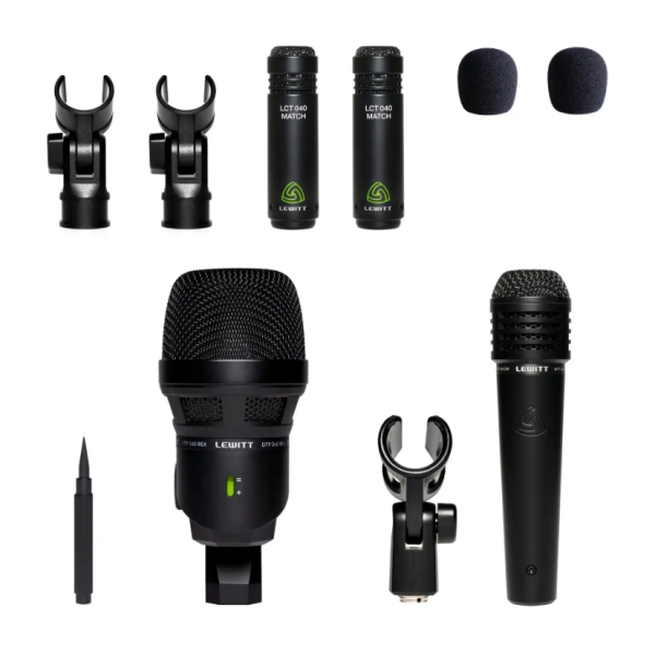 Lewitt Beatkit 4-piece Drum Mic Kit 