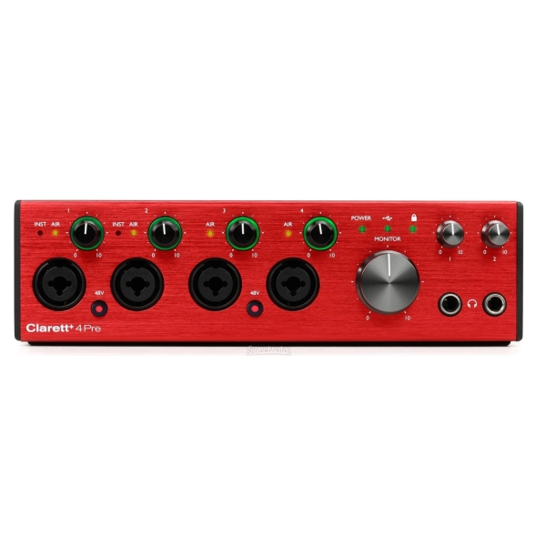 Focusrite Clarett+ 4pre Usb-C Audio Interface  Soundcard