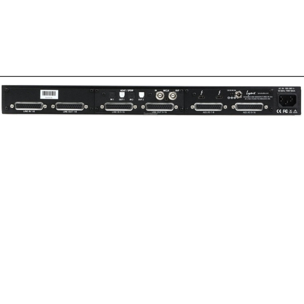 Lynx Aurora (n) 16-DNT 16-channel AD/DA Converter with Dante Interface