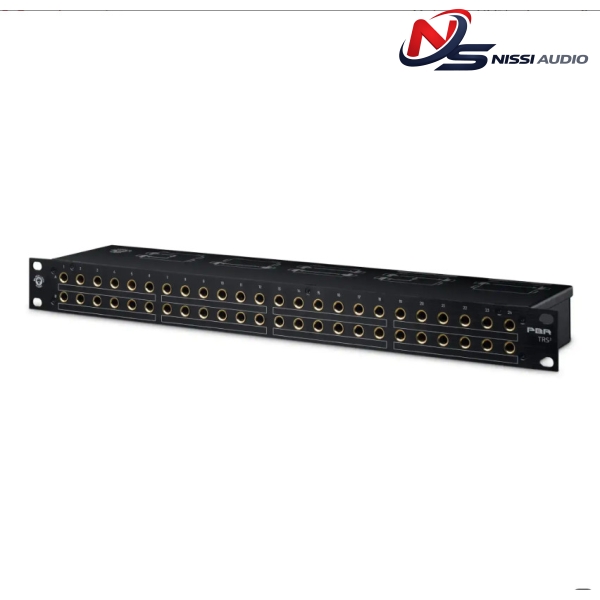 Black Lion PBR – TRS3 48 point patchbay with throughput
