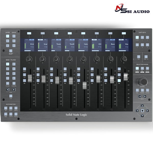SSL UF8 Advanced DAW Controller: Vị Vua Điều Khiển – Cảm Giác Console Triệu Đô Trên Từng Đầu Ngón Tay