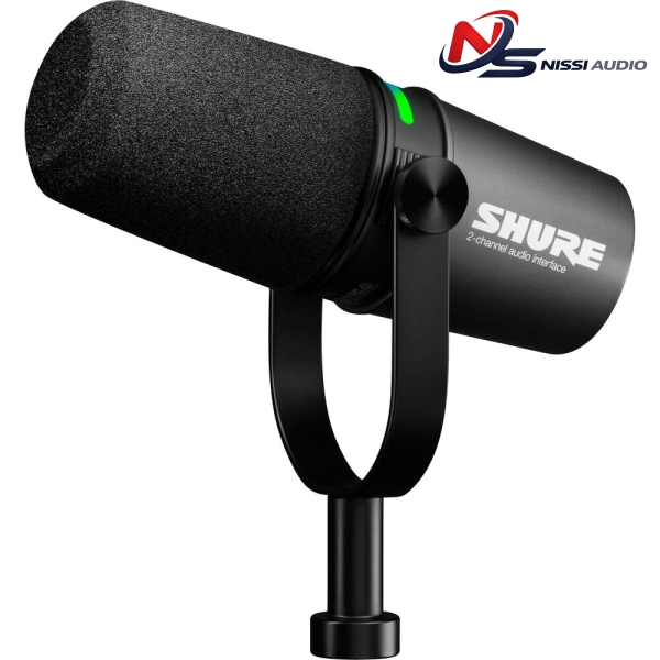 Shure MV7i – Microphone USB/XLR Thông Minh Tích Hợp Audio Interface