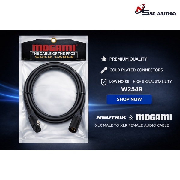 Dây Mogami Neutrik  XLR M  to XLR F W2549 
