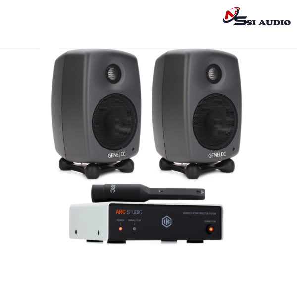 Genelec 8010A Pair & IK Multimedia ARC Studio – Cặp Loa Kiểm Âm 3-Inch Tích Hợp Hệ Thống Hiệu Chỉnh Âm Học Phòng Thu