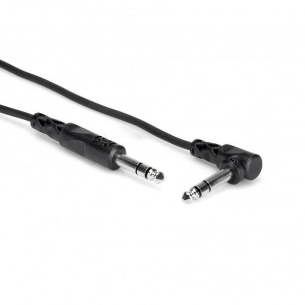 Hosa Balanced Interconnect 1/4" Trs To Right-Angle 1/4 In TRS