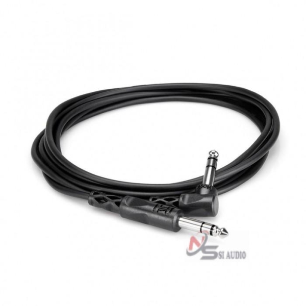 Hosa Balanced Interconnect 1/4" Trs To Right-Angle 1/4 In TRS