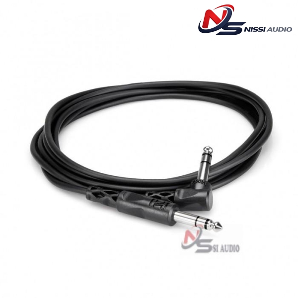 Hosa Balanced Interconnect 1/4" Trs To Right-Angle 1/4 In TRS