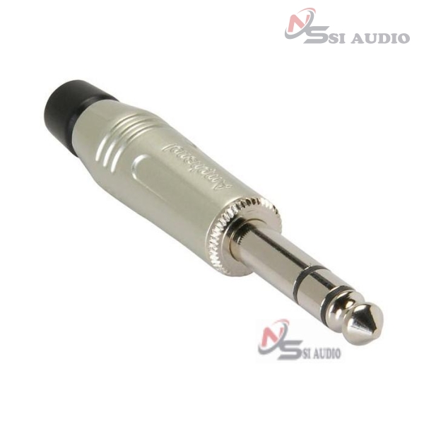 Amphenol Acps-Gn 1/4" Stereo Phone Plug Connector Satin