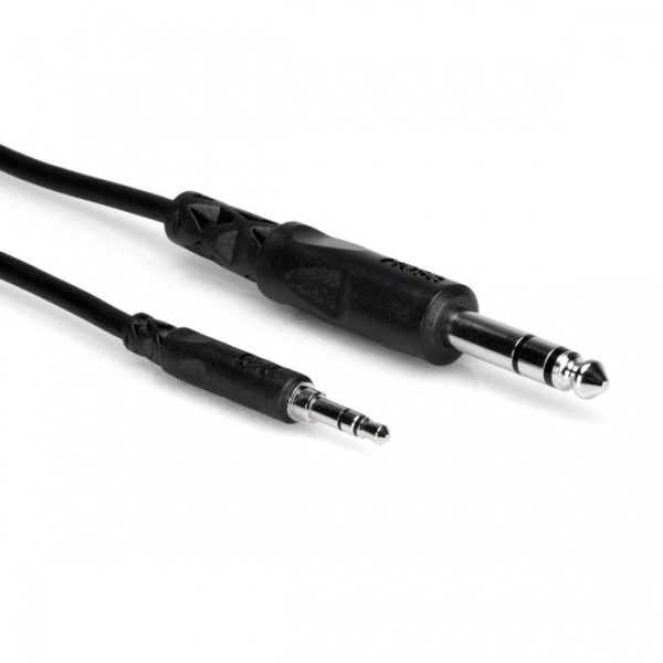 Hosa Stereo Interconnect 3.5mm Trs To 1/4" Trs - 10 Ft