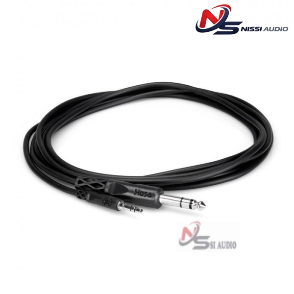 Hosa Stereo Interconnect 3.5mm Trs To 1/4" Trs - 10 Ft