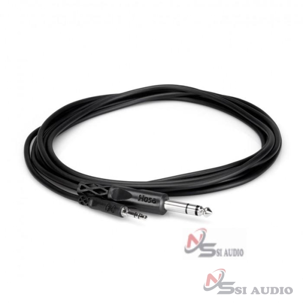 Hosa Stereo Interconnect 3.5mm Trs To 1/4" Trs - 10 Ft