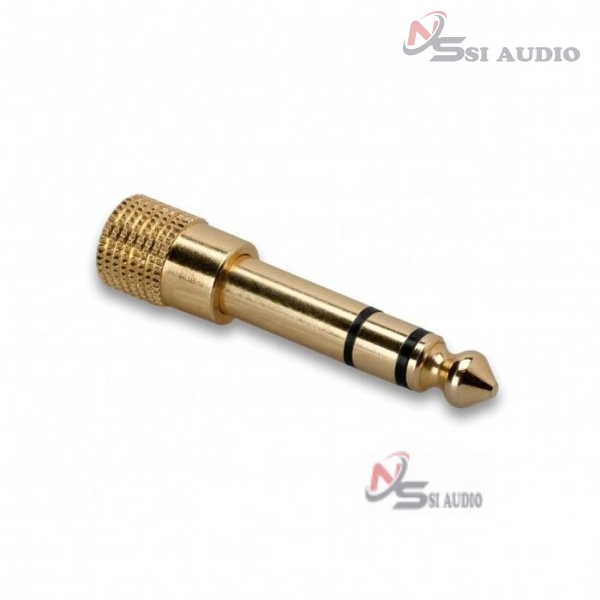 HOSA HEADPHONE ADAPTOR 3.5MM TRS TO 1/4" TRS