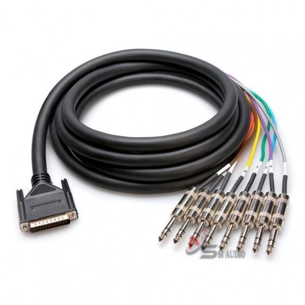 Hosa Balanced Snake Db25 Đến 1/4 "TRS