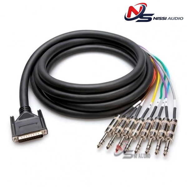 Hosa Balanced Snake Db25 Đến 1/4 "TRS