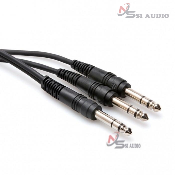 Hosa Y Cable 1/4" Trs To Dual 1/4" TRS
