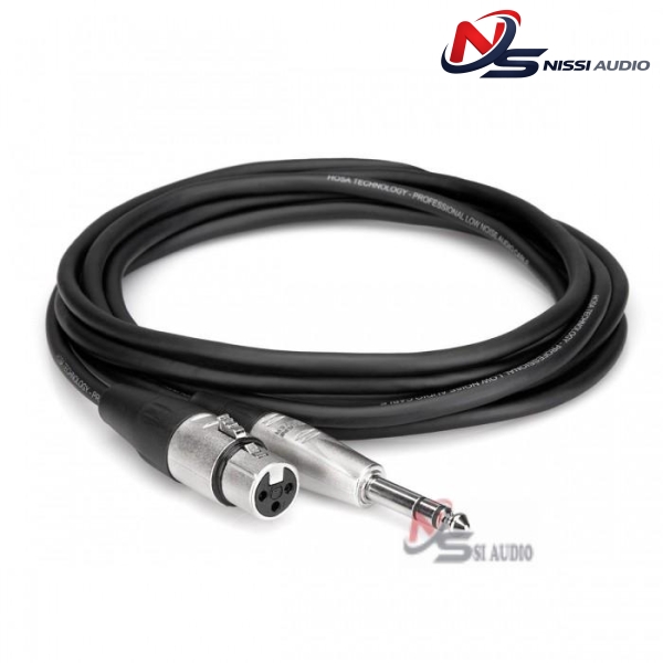 Hosa Pro Balanced Interconnect Rean XLR3f To 1/4" TRS