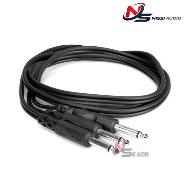 Hosa Y Cable 1/4" Ts To Dual 1/4" TS