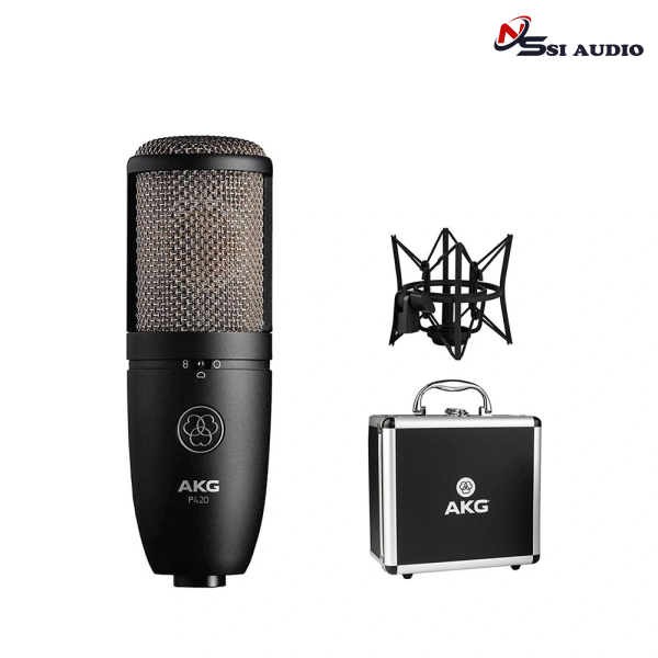 AKG P420 – Micro Condenser Màng Kép Multi-Pattern Thu Âm Studio Chính Hãng PGI