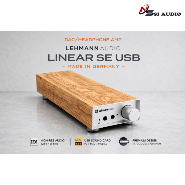 DAC/Headphone Amp Lehmannaudio Linear SE USB - made in Germany có 3 màu