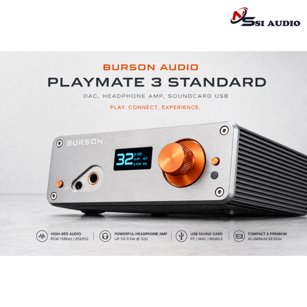 Burson Audio Playmate 3 Standard: Sát Thủ Hiệu Năng – Tuyệt Tác Giải Mã Trong Tầm Tay!