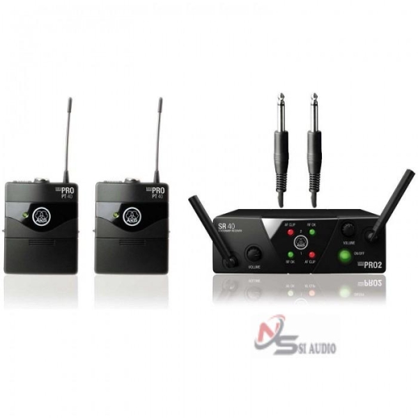Akg Wms 40 Mini Dual Instrumental Wireless System Set