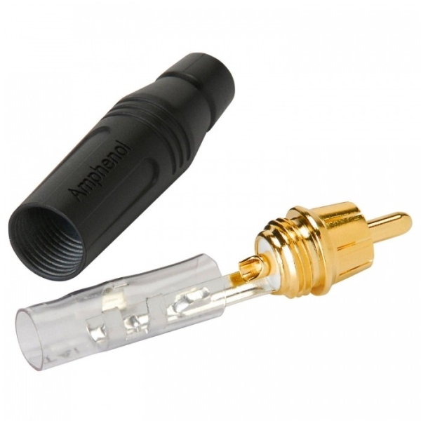 Amphenol Acpr-Blk Rca Male Connector